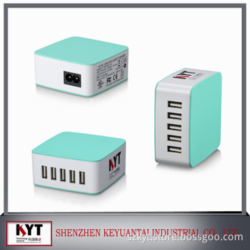 5 Port USB Portable Power Charger with Smart IC